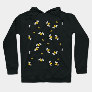 Repeat Bee Pattern Hoodie